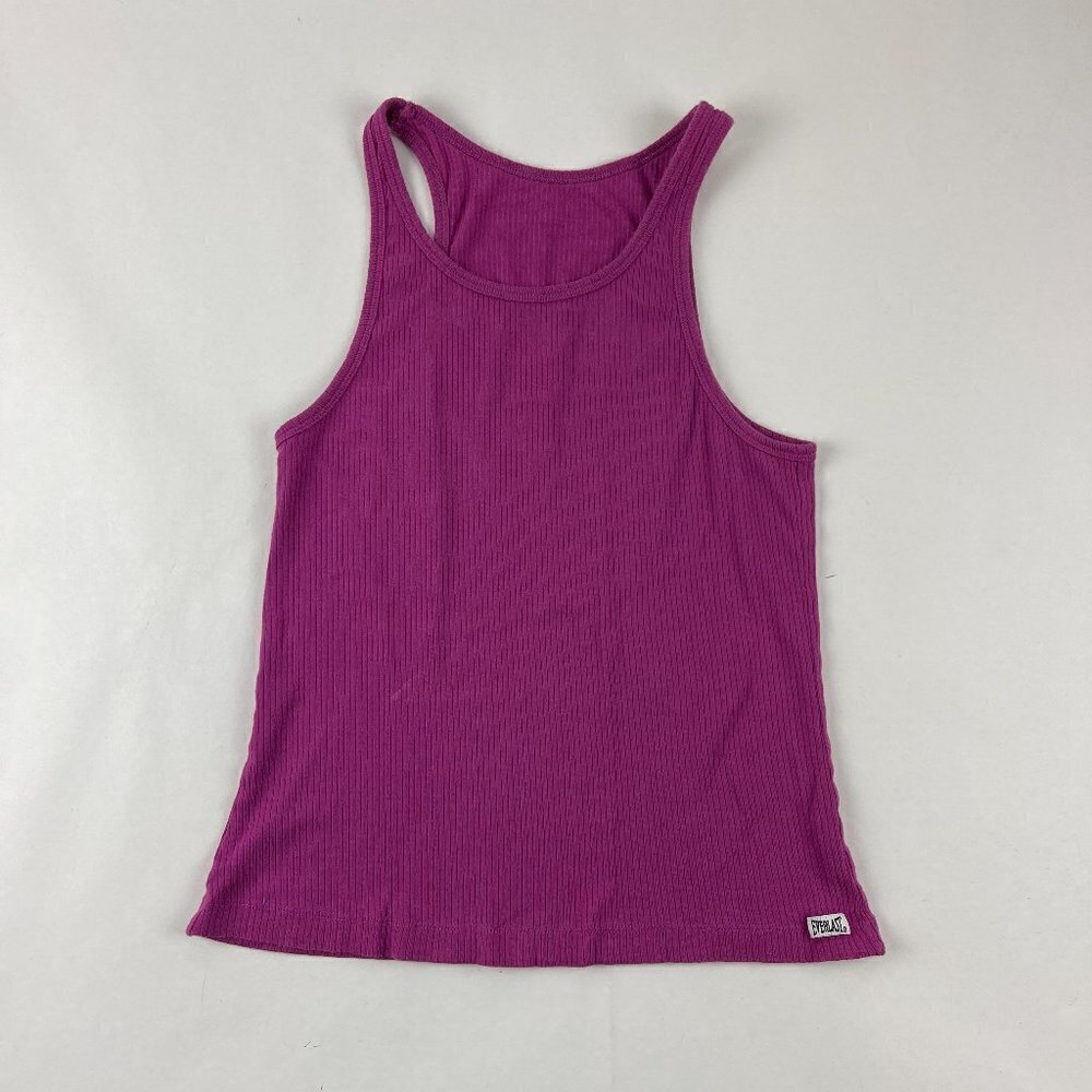 Everlast Tank Top Womens Pink Ribbed